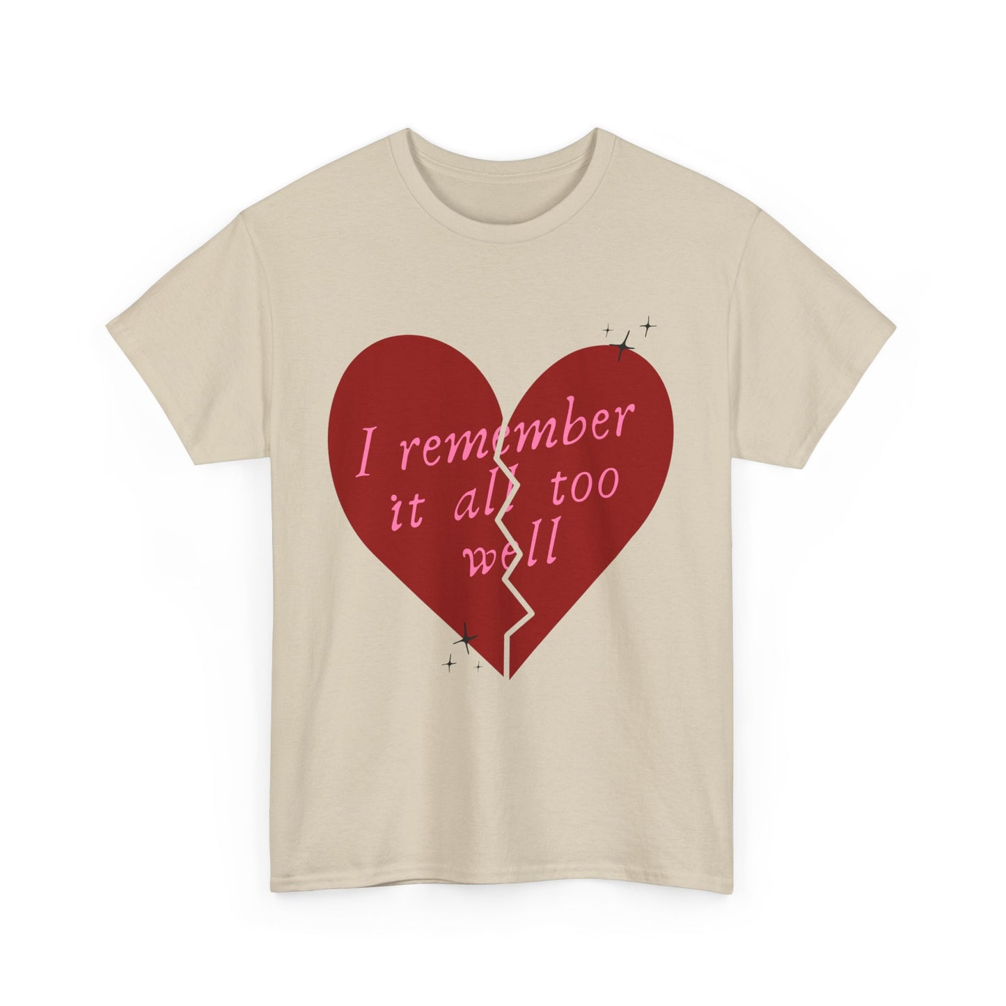 All Too Well T-Shirt, Taylor Gift Shirt, Unisex Casual Tee, Heartbreak Shirt, Emotional Expression Tee