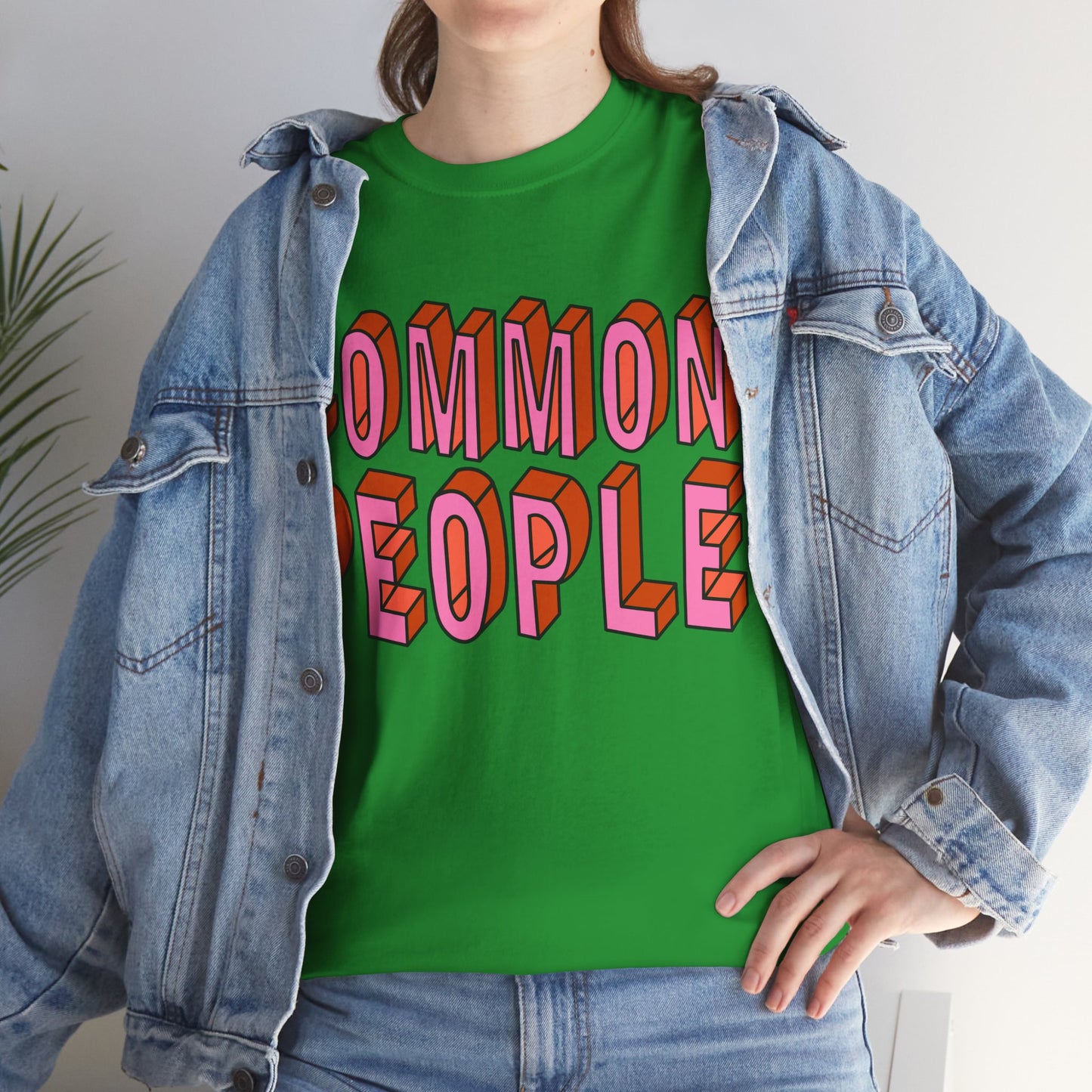 Common People Graphic Tee - Unisex Heavy Cotton Shirt, Trendy Apparel, Casual Wear, Gift for Friends, Streetwear Style