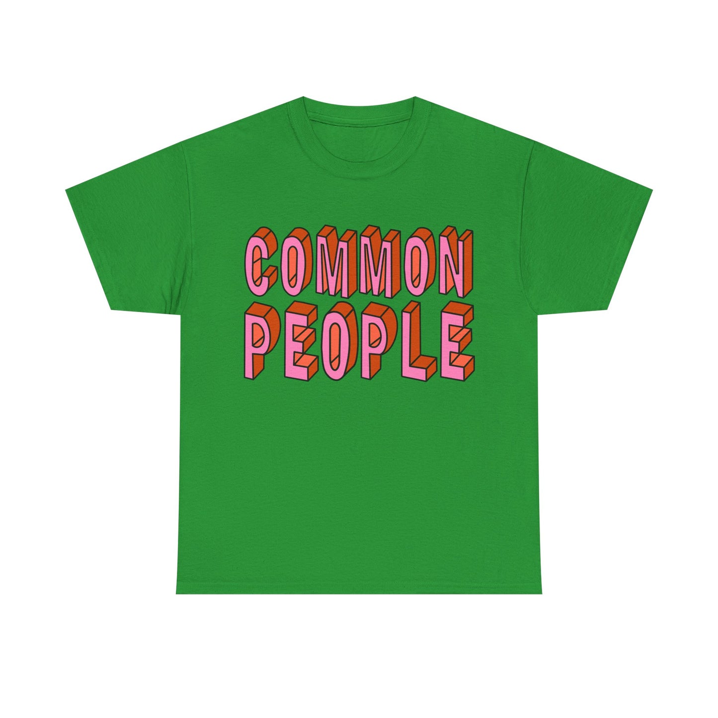 Common People Graphic Tee - Unisex Heavy Cotton Shirt, Trendy Apparel, Casual Wear, Gift for Friends, Streetwear Style