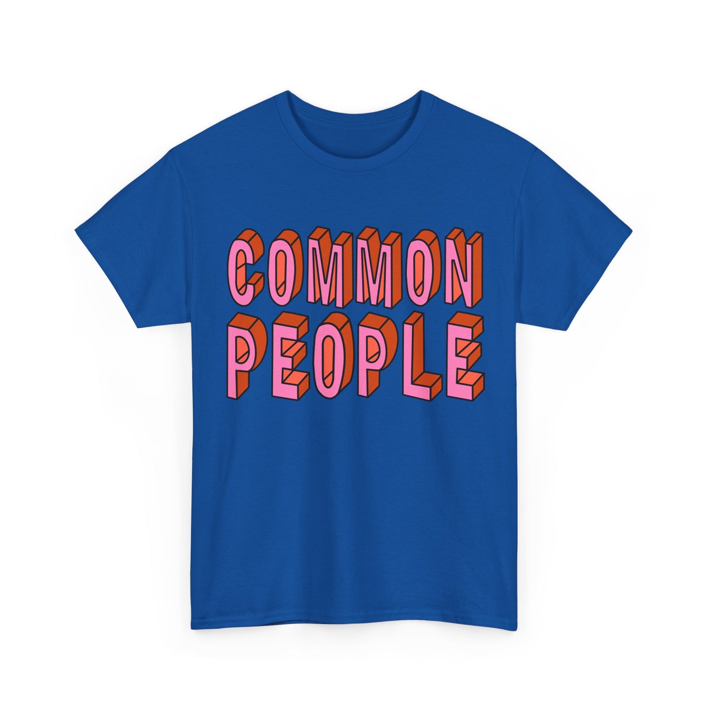 Common People Graphic Tee - Unisex Heavy Cotton Shirt, Trendy Apparel, Casual Wear, Gift for Friends, Streetwear Style