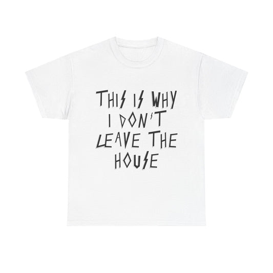 This Is Why I Don’t Leave The House T-Shirt, Quirky Gift, Casual Wear, Homebody Apparel, Introvert Tee, Pop Punk, Paramore Fans