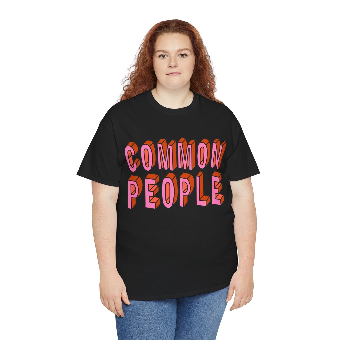 Common People Graphic Tee - Unisex Heavy Cotton Shirt, Trendy Apparel, Casual Wear, Gift for Friends, Streetwear Style