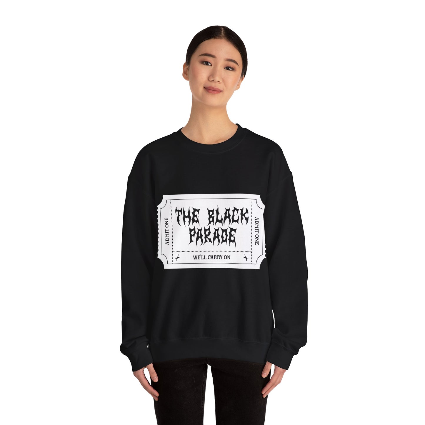 The Black Parade Crewneck Sweatshirt - Unisex, Perfect for Music Lovers, Gift for Fans, Concert Attire, Cozy Streetwear