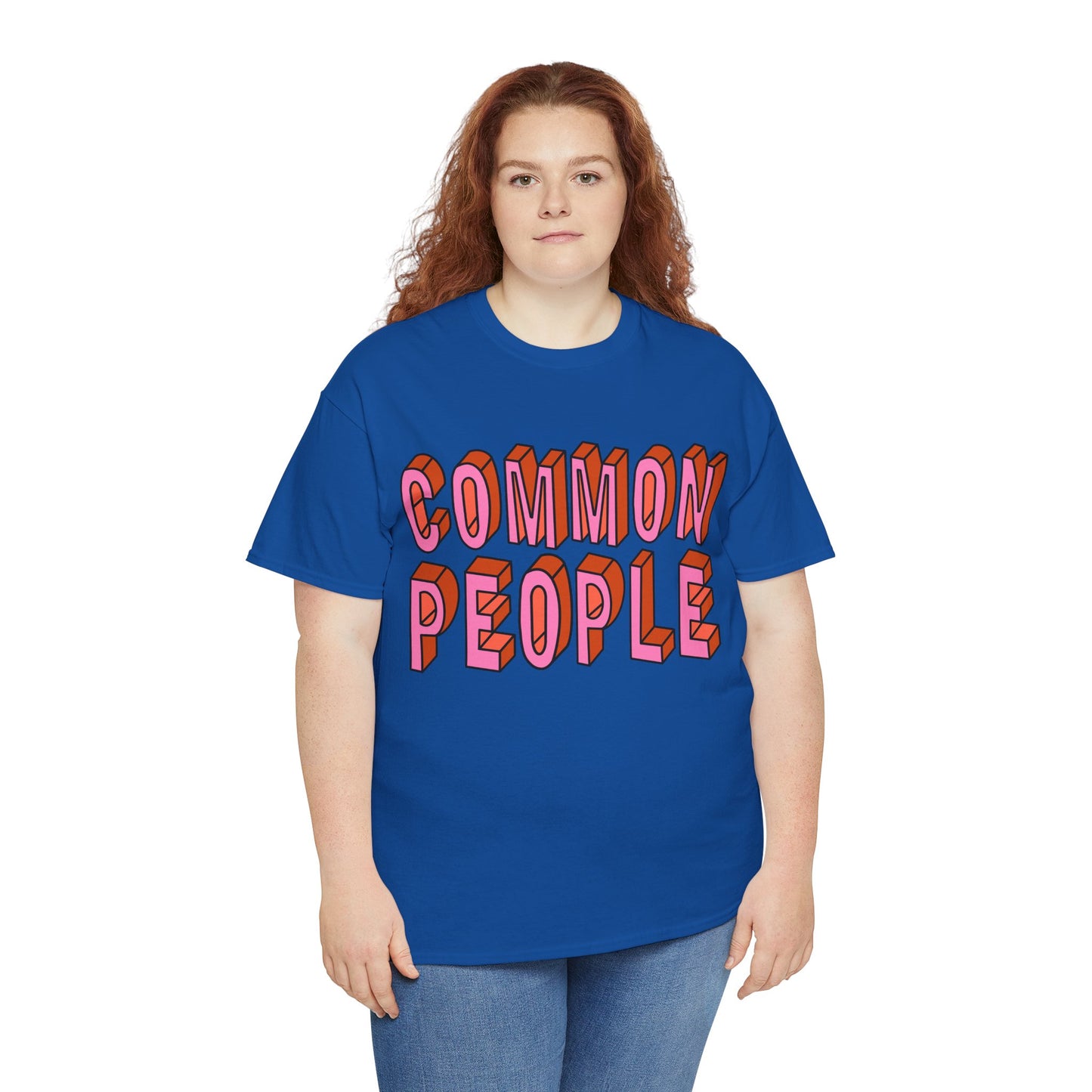 Common People Graphic Tee - Unisex Heavy Cotton Shirt, Trendy Apparel, Casual Wear, Gift for Friends, Streetwear Style