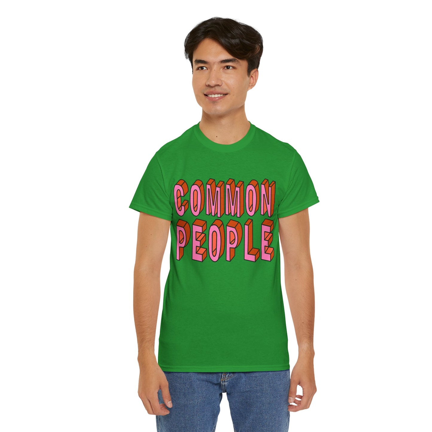 Common People Graphic Tee - Unisex Heavy Cotton Shirt, Trendy Apparel, Casual Wear, Gift for Friends, Streetwear Style