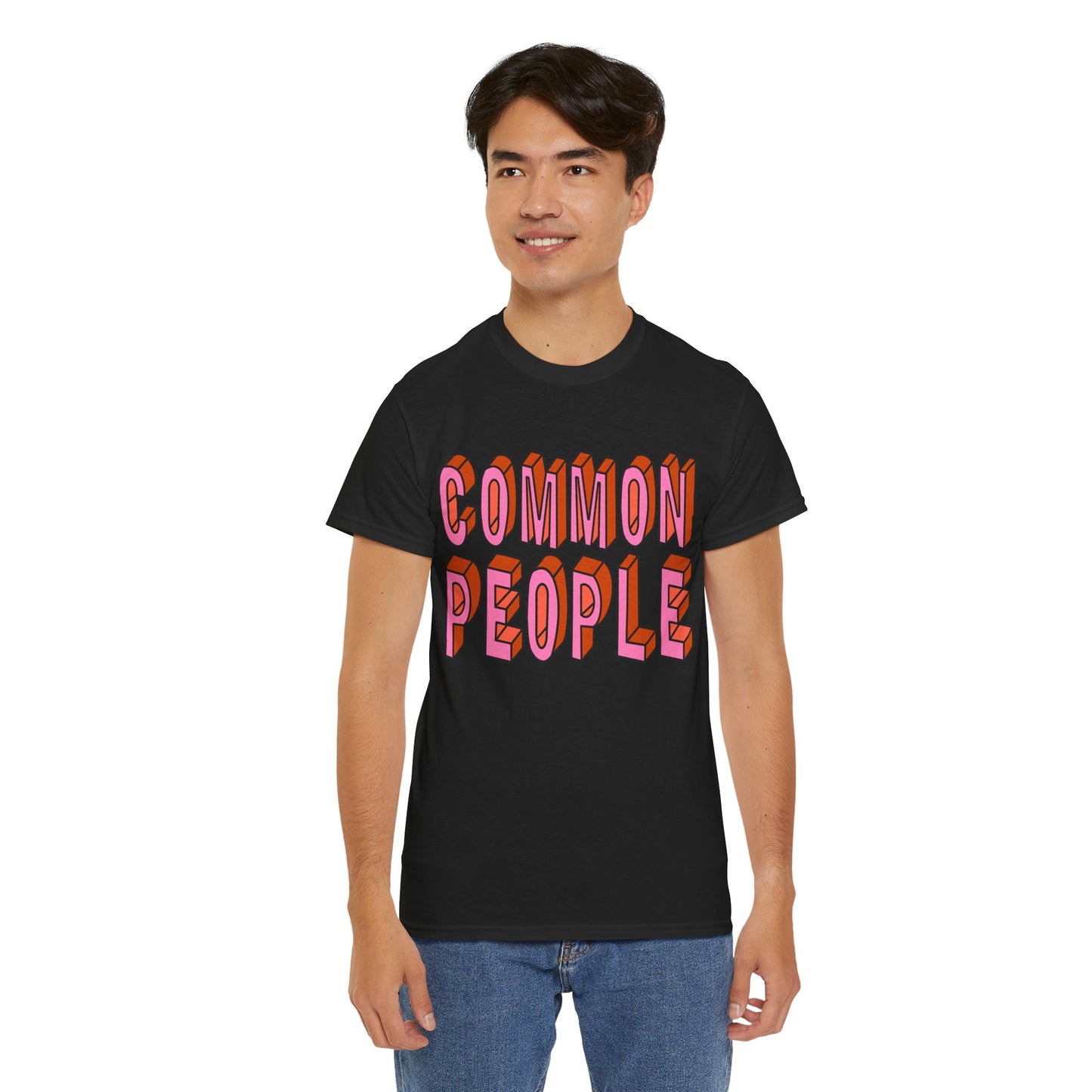 Common People Graphic Tee - Unisex Heavy Cotton Shirt, Trendy Apparel, Casual Wear, Gift for Friends, Streetwear Style