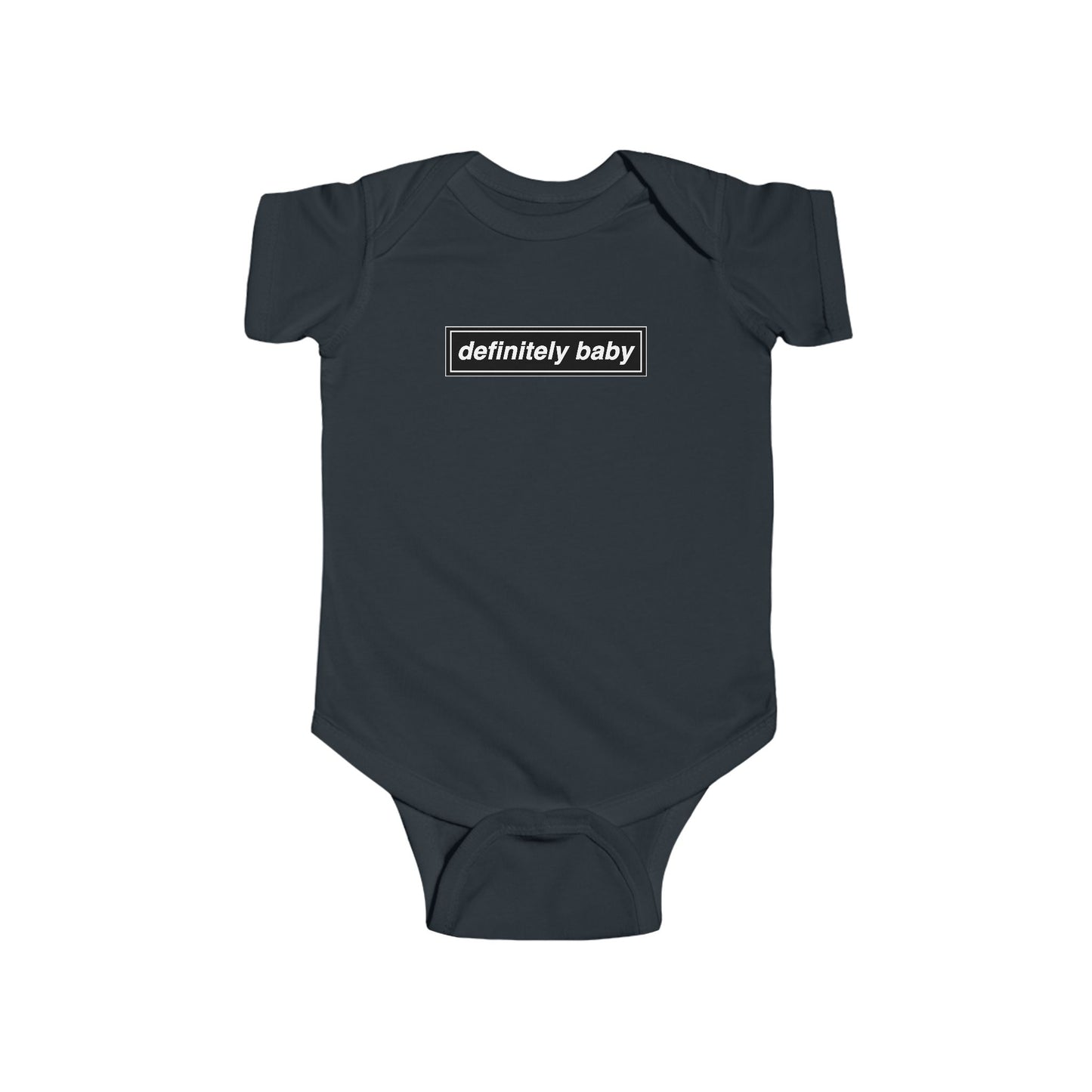 Definitely Baby Bodysuit | Cute Baby Clothes, Infant Apparel, Gift for New Parents, Baby Shower Gift, Trendy Baby Outfit
