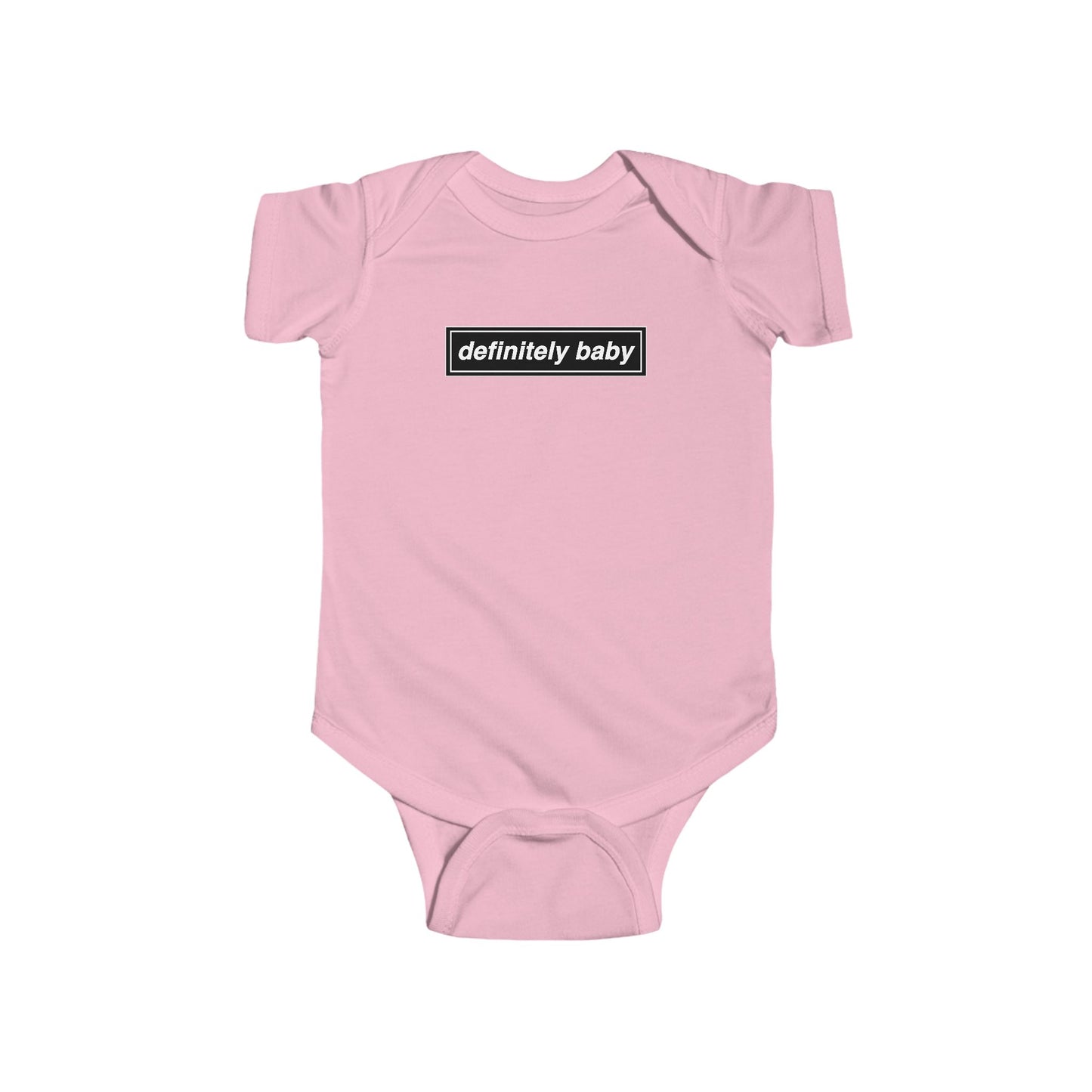 Definitely Baby Bodysuit | Cute Baby Clothes, Infant Apparel, Gift for New Parents, Baby Shower Gift, Trendy Baby Outfit