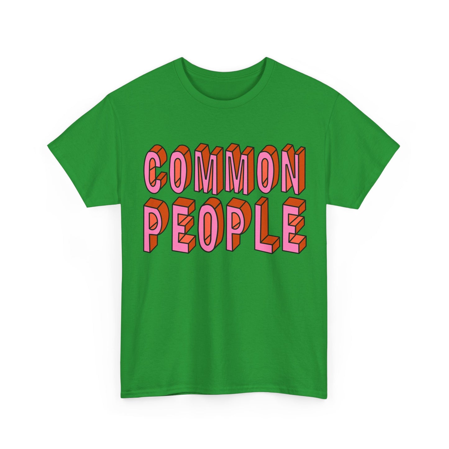 Common People Graphic Tee - Unisex Heavy Cotton Shirt, Trendy Apparel, Casual Wear, Gift for Friends, Streetwear Style