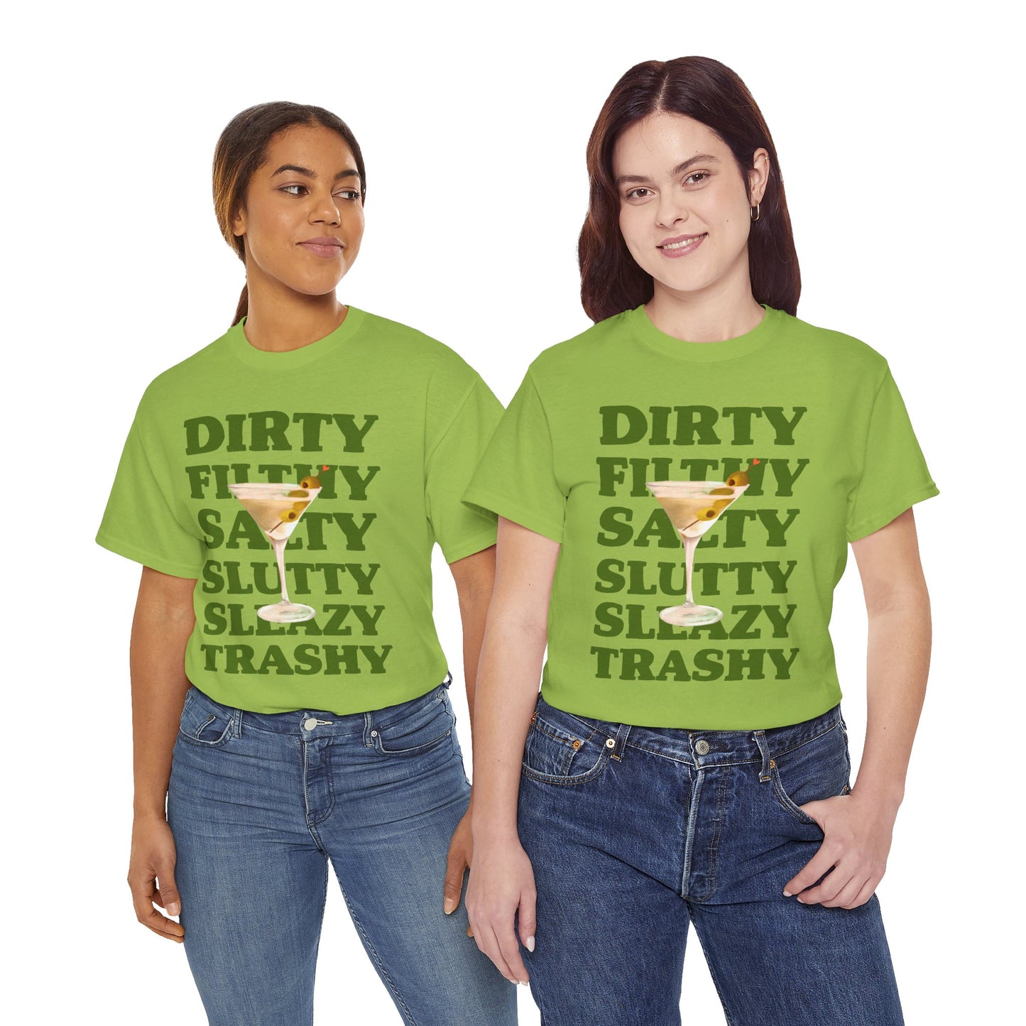 Dirty Filthy Tee, Casual Graphic Shirt for Parties, Gifts, Everyday Wear, Humour Tee, Trendy Fashion