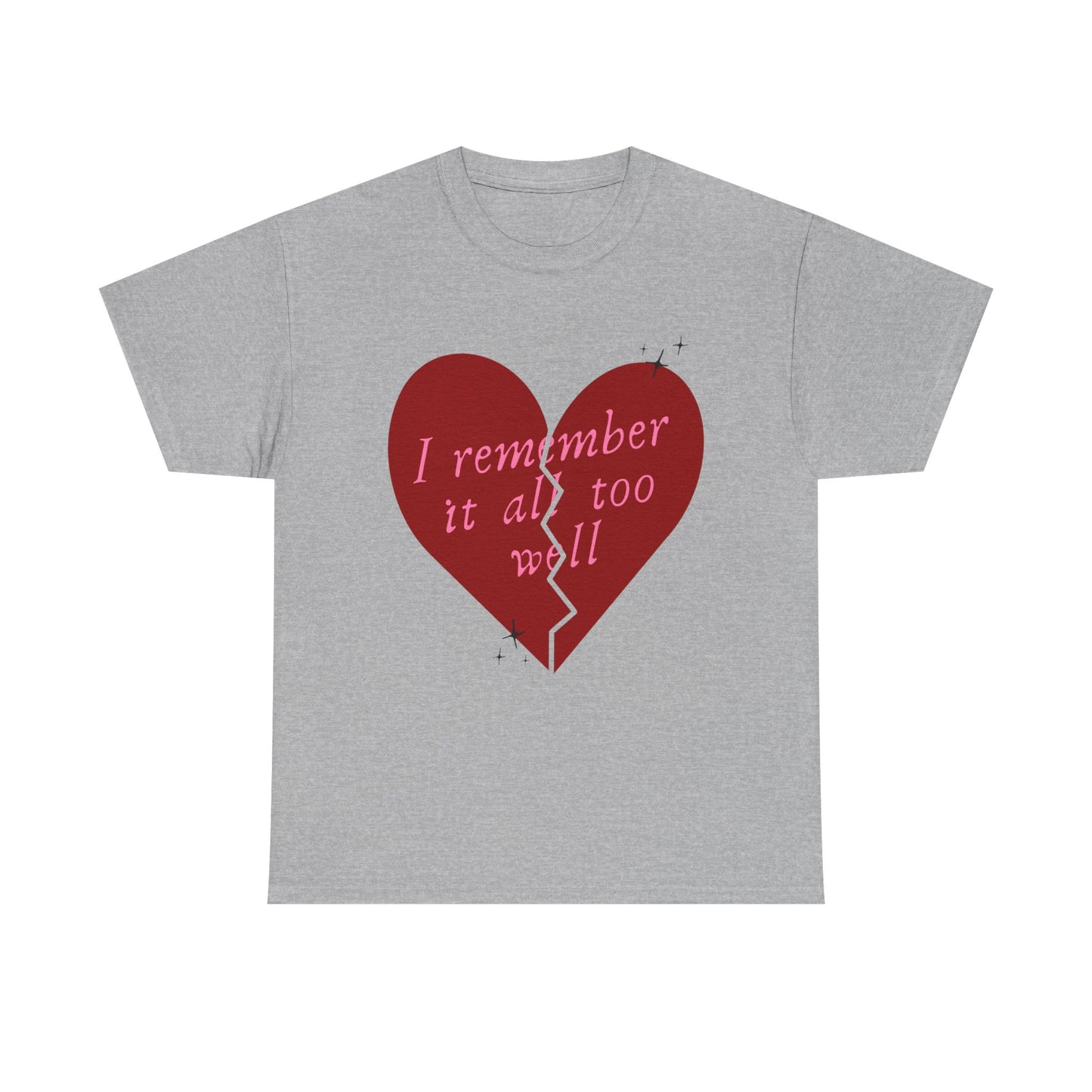 All Too Well T-Shirt, Taylor Gift Shirt, Unisex Casual Tee, Heartbreak Shirt, Emotional Expression Tee