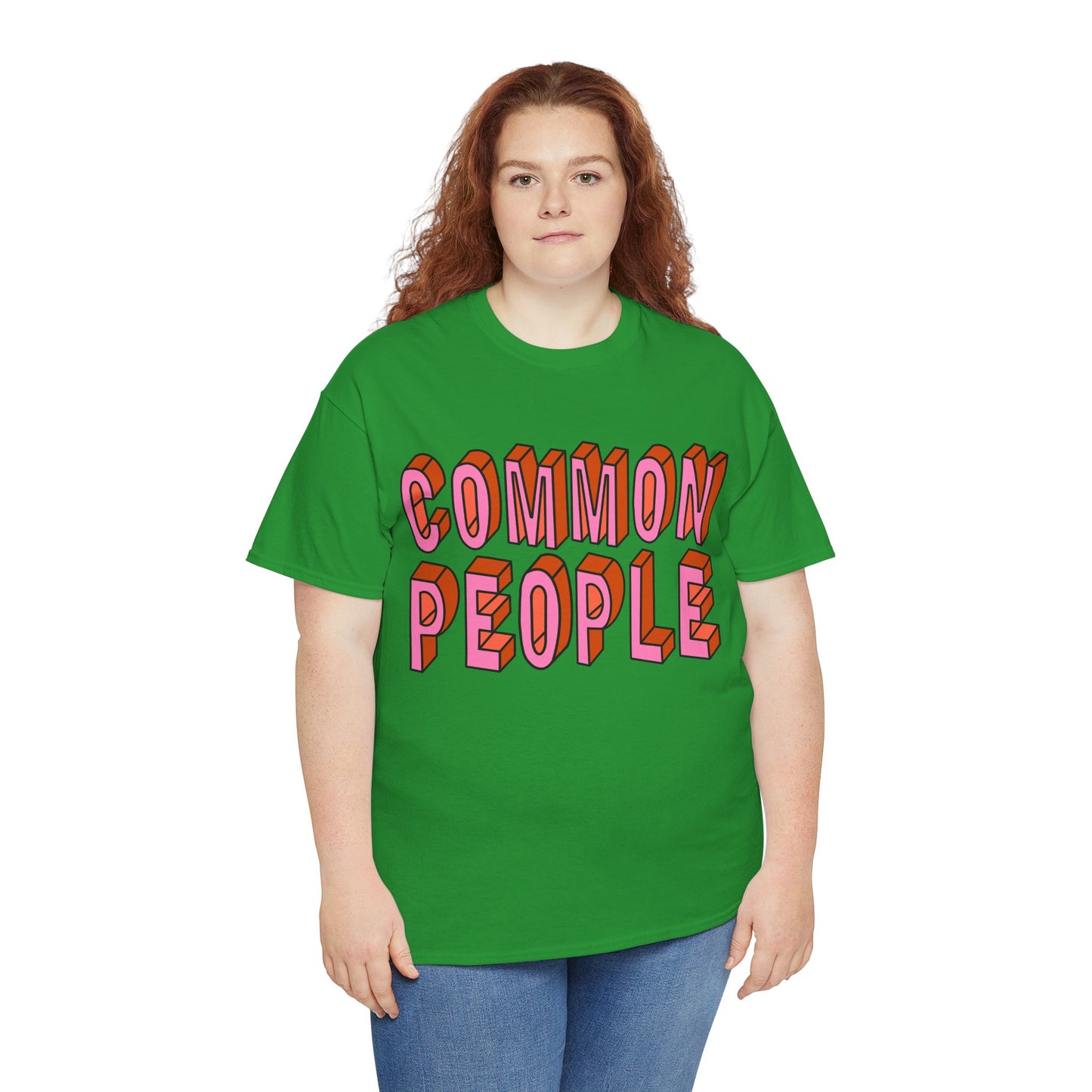 Common People Graphic Tee - Unisex Heavy Cotton Shirt, Trendy Apparel, Casual Wear, Gift for Friends, Streetwear Style
