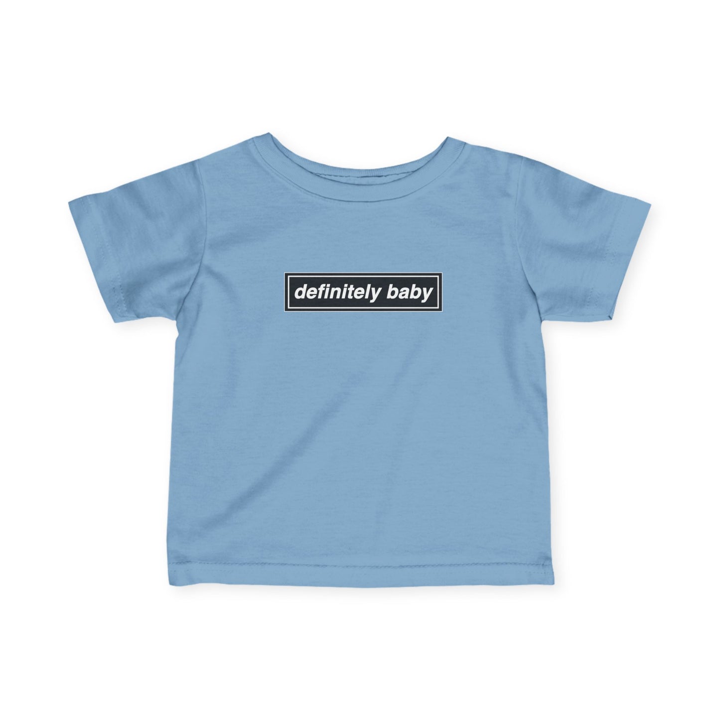 Definitely Baby Infant Tee | Soft Cotton Baby Shirt, Cute Baby Clothes, Baby Shower Gift, Newborn Outfit, Toddler Apparel