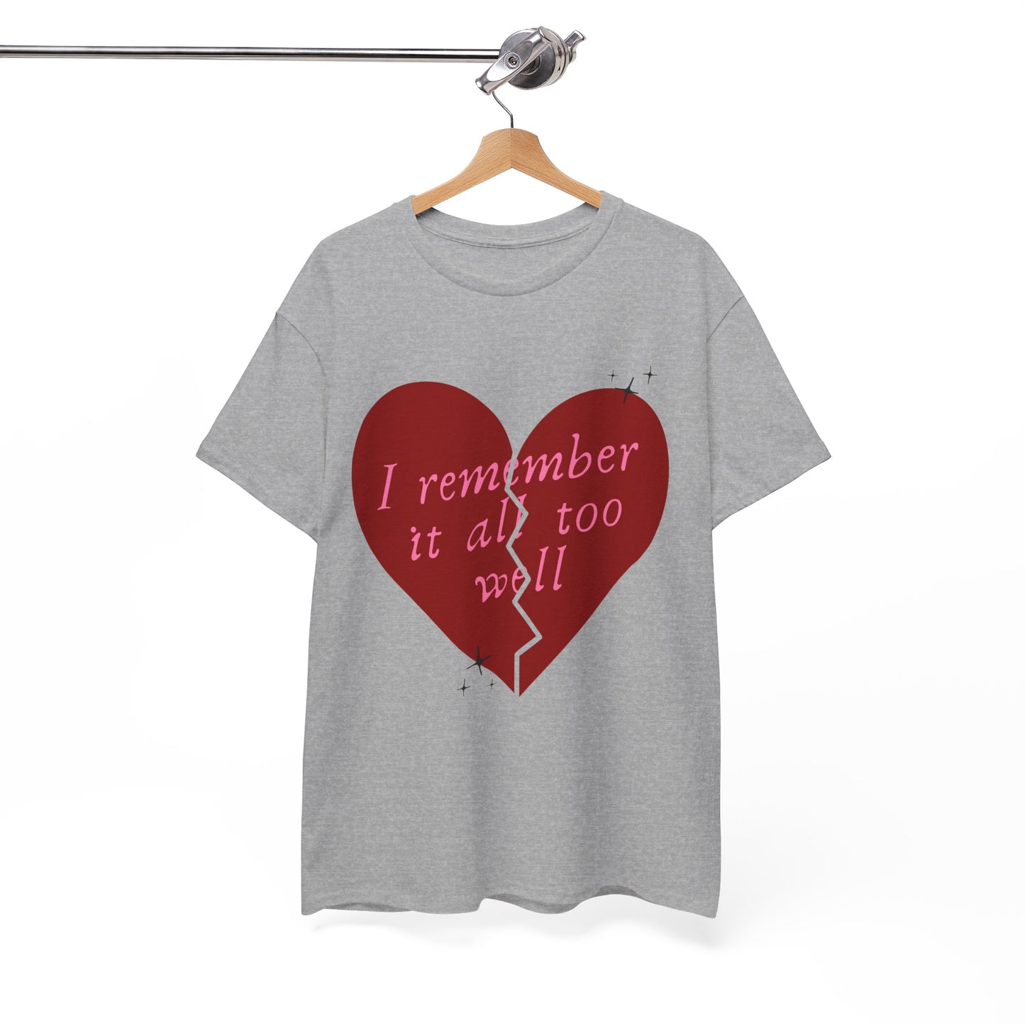 All Too Well T-Shirt, Taylor Gift Shirt, Unisex Casual Tee, Heartbreak Shirt, Emotional Expression Tee