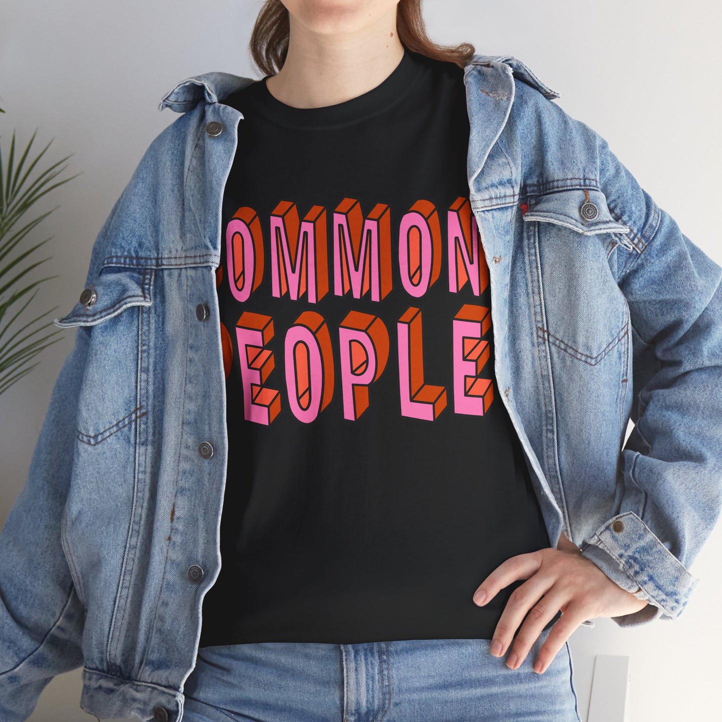 Common People Graphic Tee - Unisex Heavy Cotton Shirt, Trendy Apparel, Casual Wear, Gift for Friends, Streetwear Style