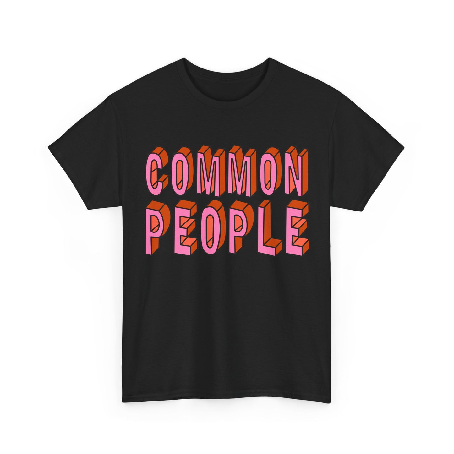 Common People Graphic Tee - Unisex Heavy Cotton Shirt, Trendy Apparel, Casual Wear, Gift for Friends, Streetwear Style