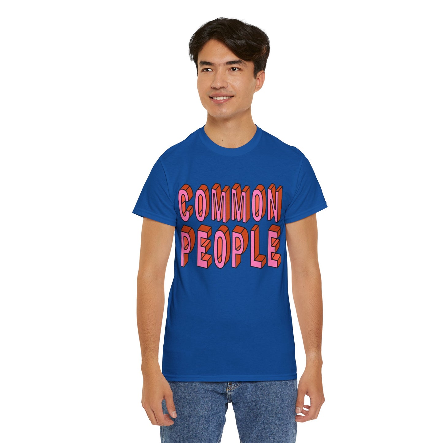 Common People Graphic Tee - Unisex Heavy Cotton Shirt, Trendy Apparel, Casual Wear, Gift for Friends, Streetwear Style