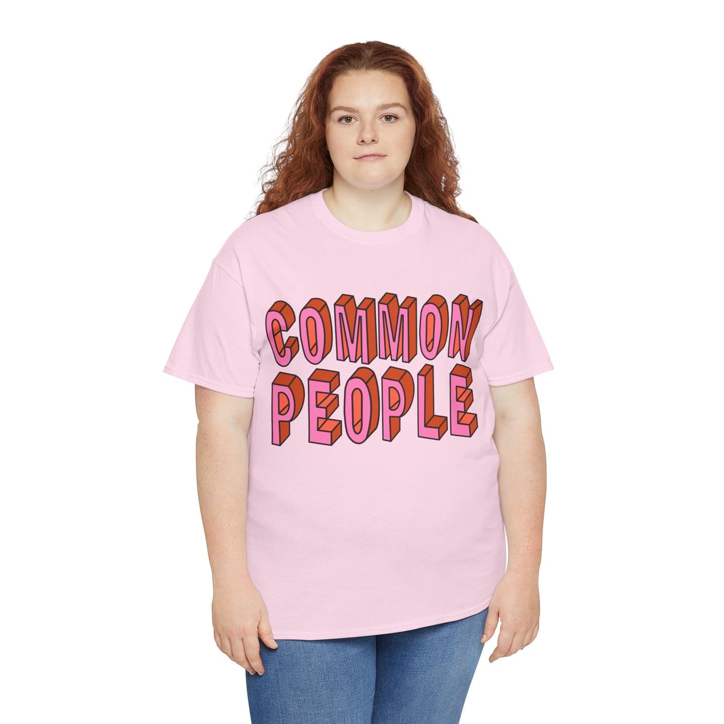 Common People Graphic Tee - Unisex Heavy Cotton Shirt, Trendy Apparel, Casual Wear, Gift for Friends, Streetwear Style