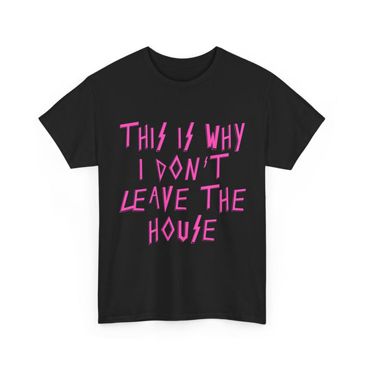 This Is Why I Don’t Leave The House T-Shirt, Quirky Gift, Casual Wear, Homebody Apparel, Introvert Tee, Pop Punk, Paramore Fans