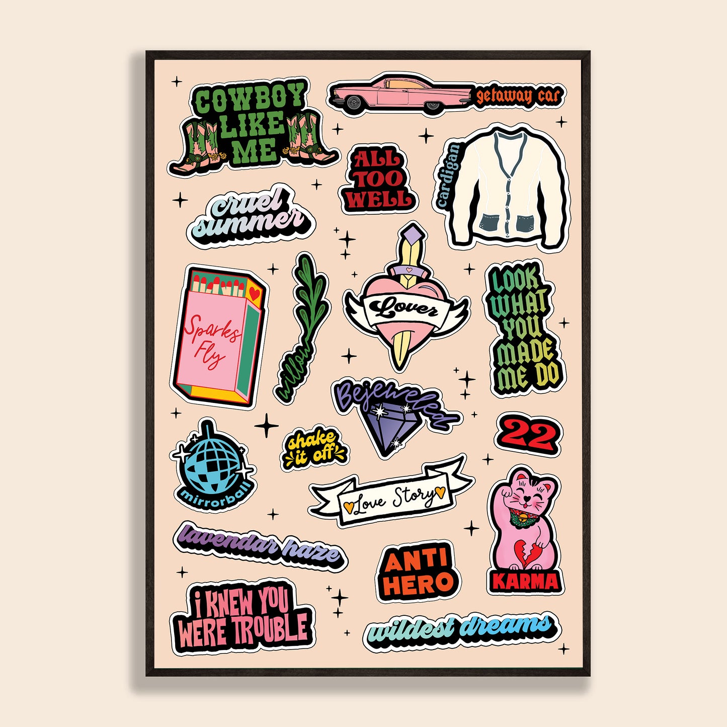 A Celebration of Taylor Swift Print