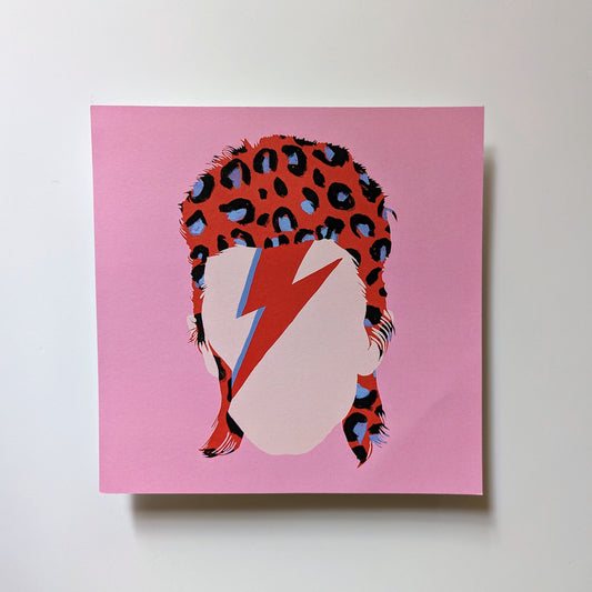 Square 'Ziggy Stardust' Print - The 'Wonky' Sale