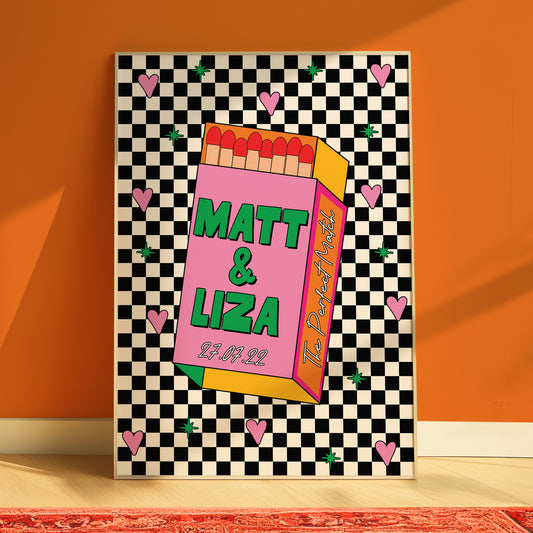 The Perfect Match Checkerboard Print