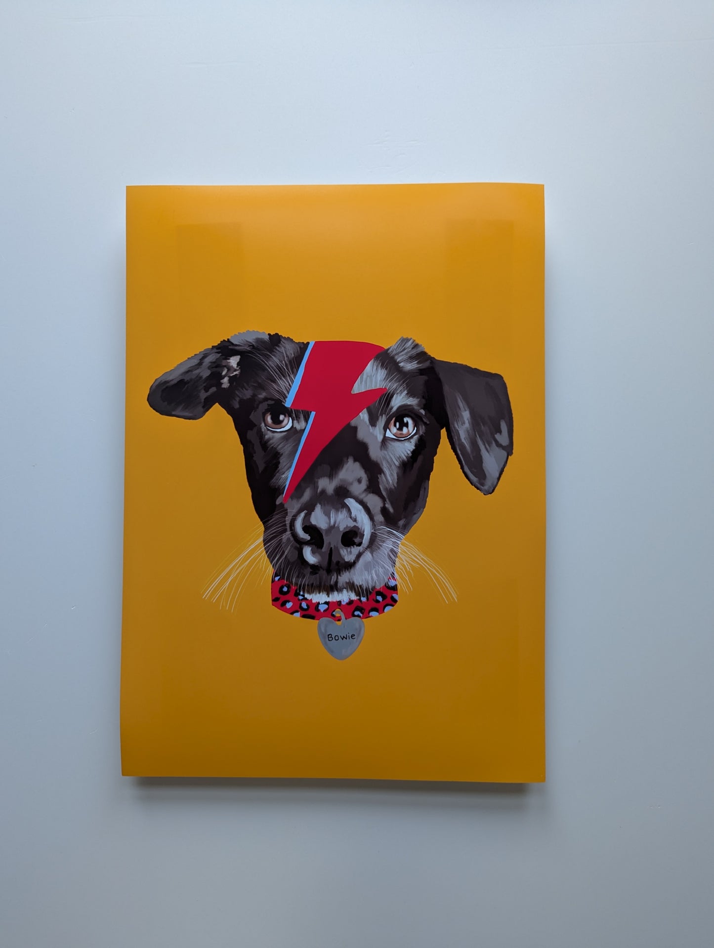 A4 'Bowie Dog' Print - The 'Wonky' Sale