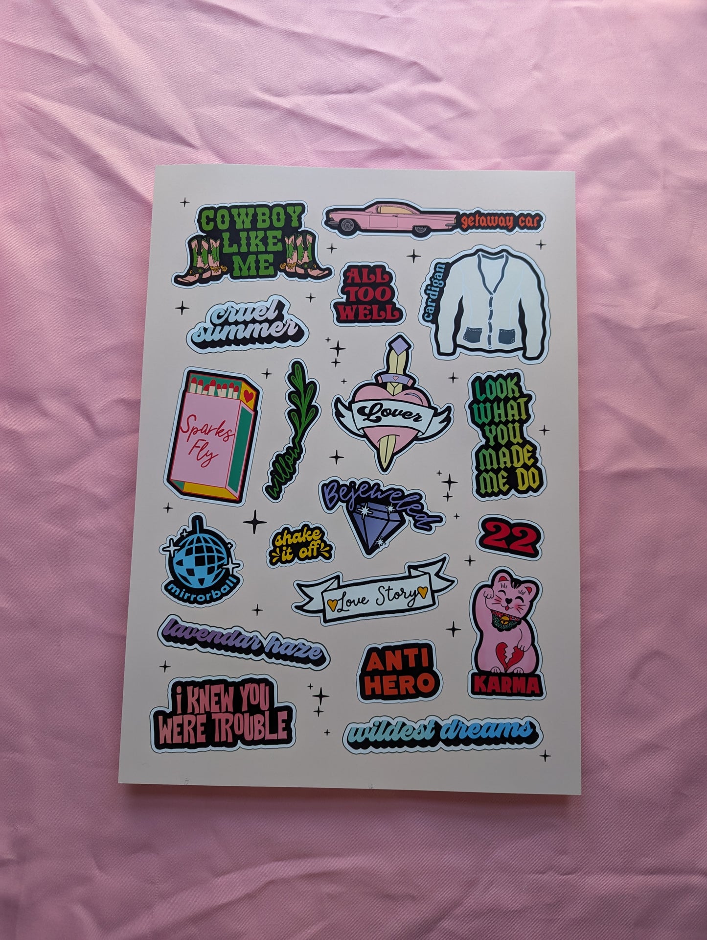 A3 'Celebration of Taylor Swift' Print - The 'Wonky' Sale