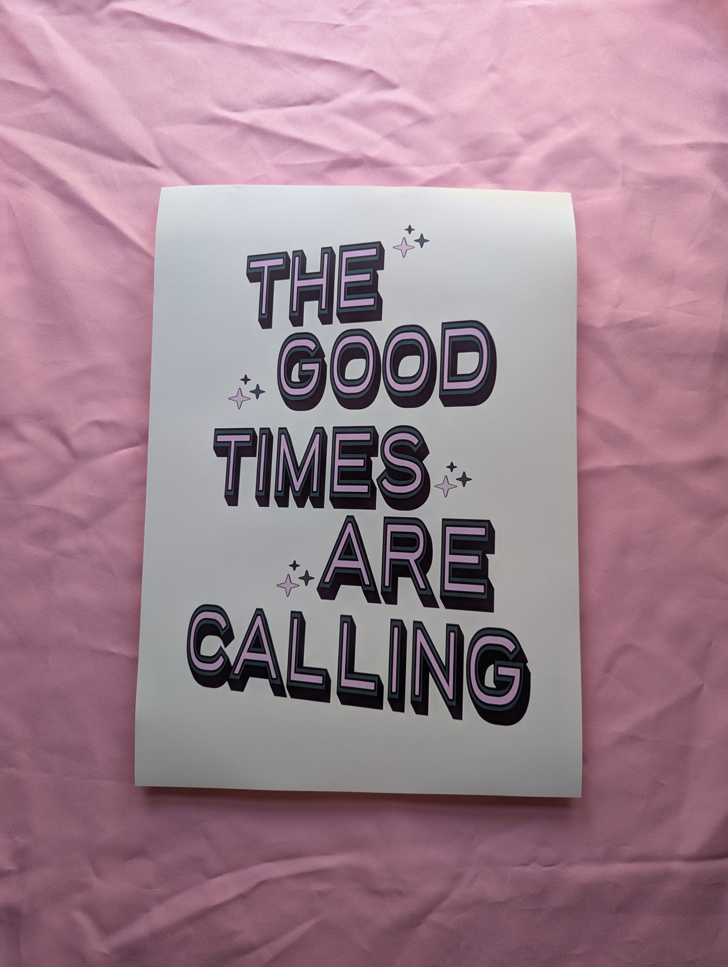 A3 'Good Times' Print - The 'Wonky' Sale