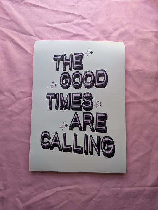 A3 'Good Times' Print - The 'Wonky' Sale