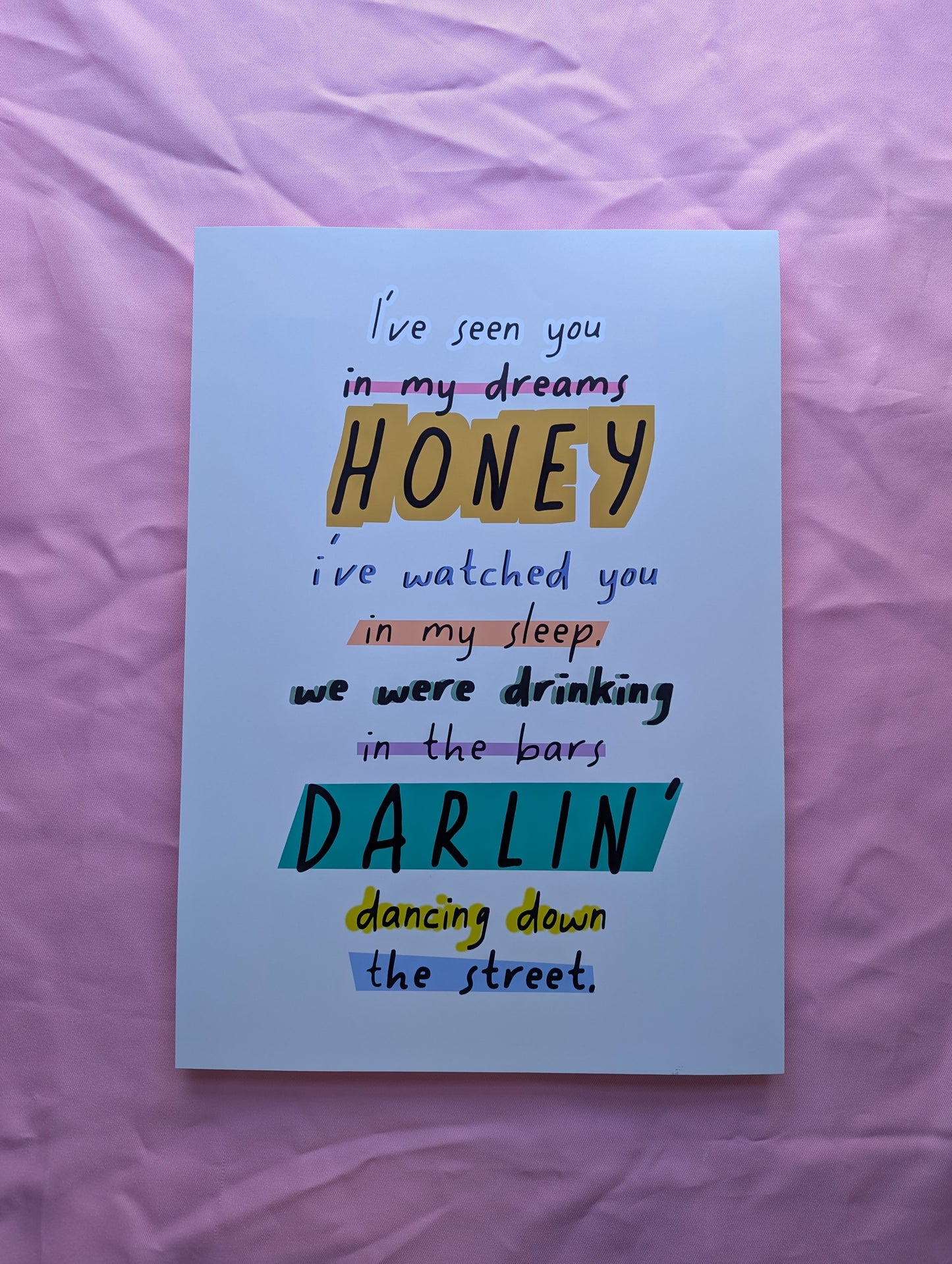 A3 'Small Bones' Print - The 'Wonky' Sale