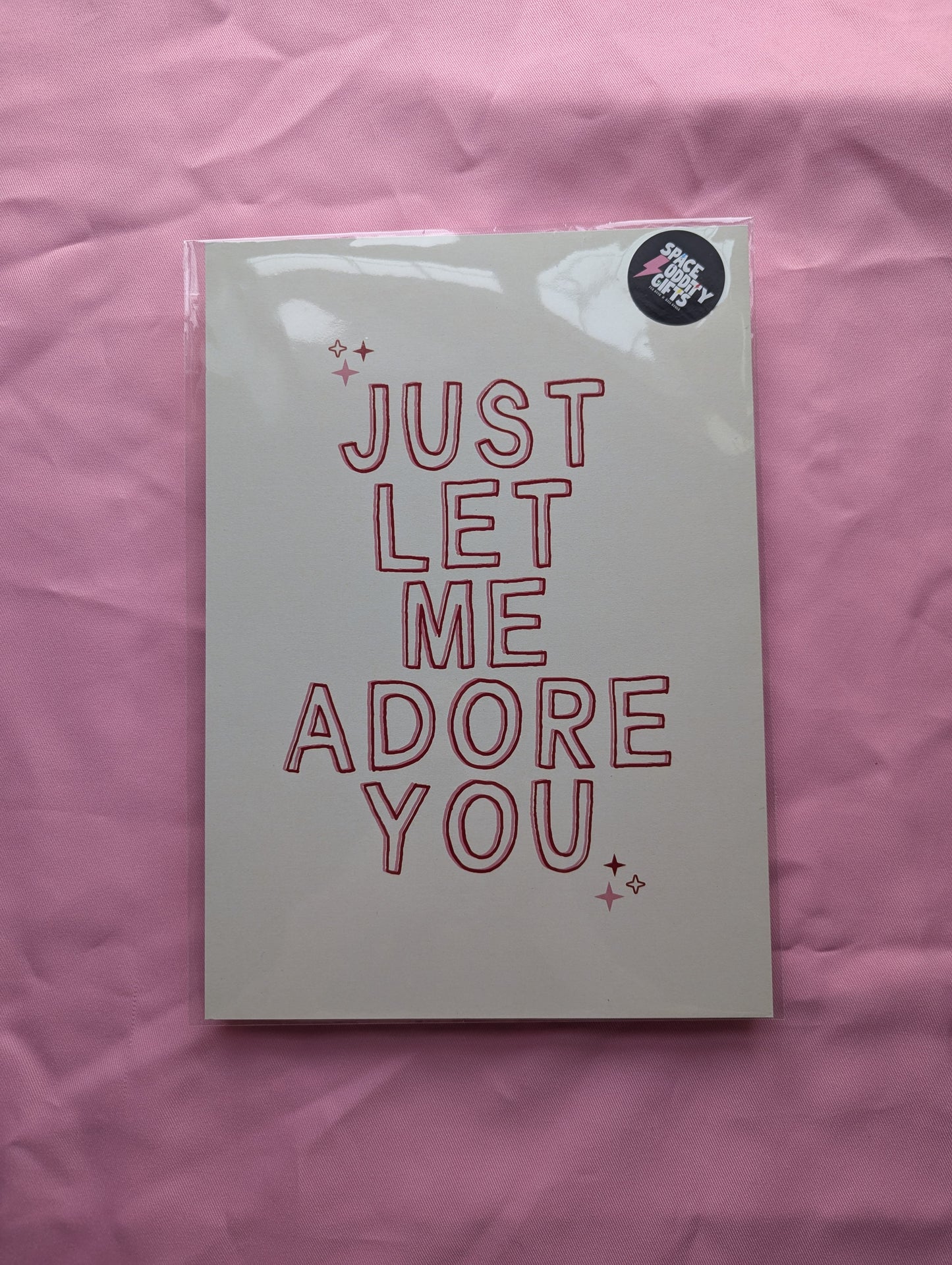 A4 'Adore You' Print - The 'Wonky' Sale