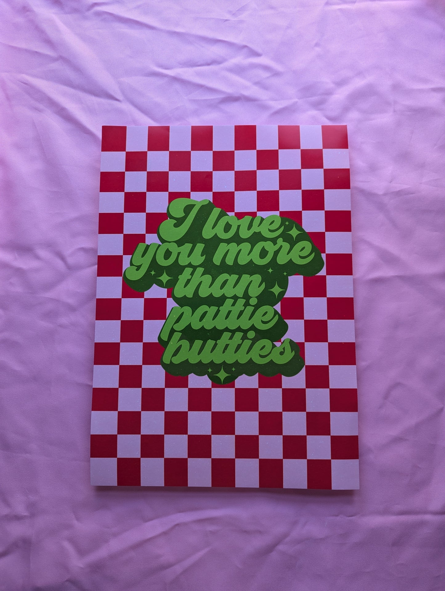 A3 'Pattie Butties' Print - The 'Wonky' Sale