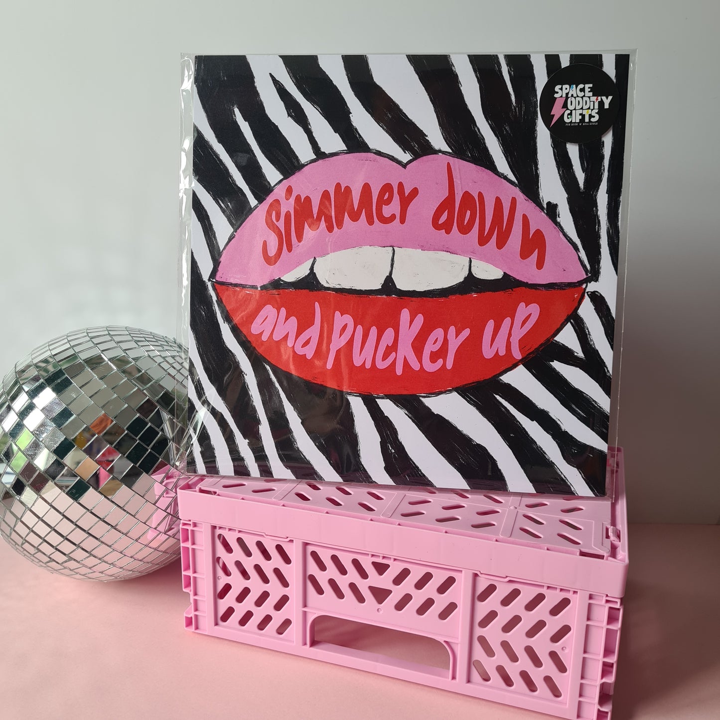 Simmer Down Square Print