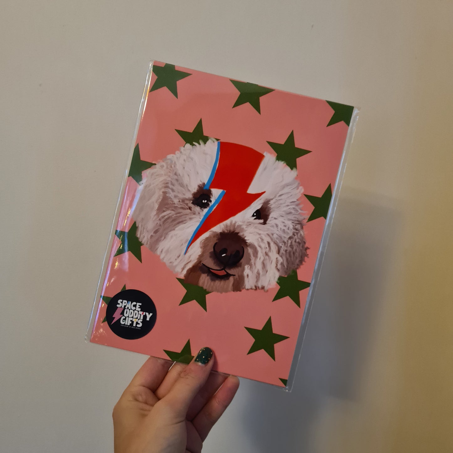 A5 Dog Ziggy Stardust Pawtrait