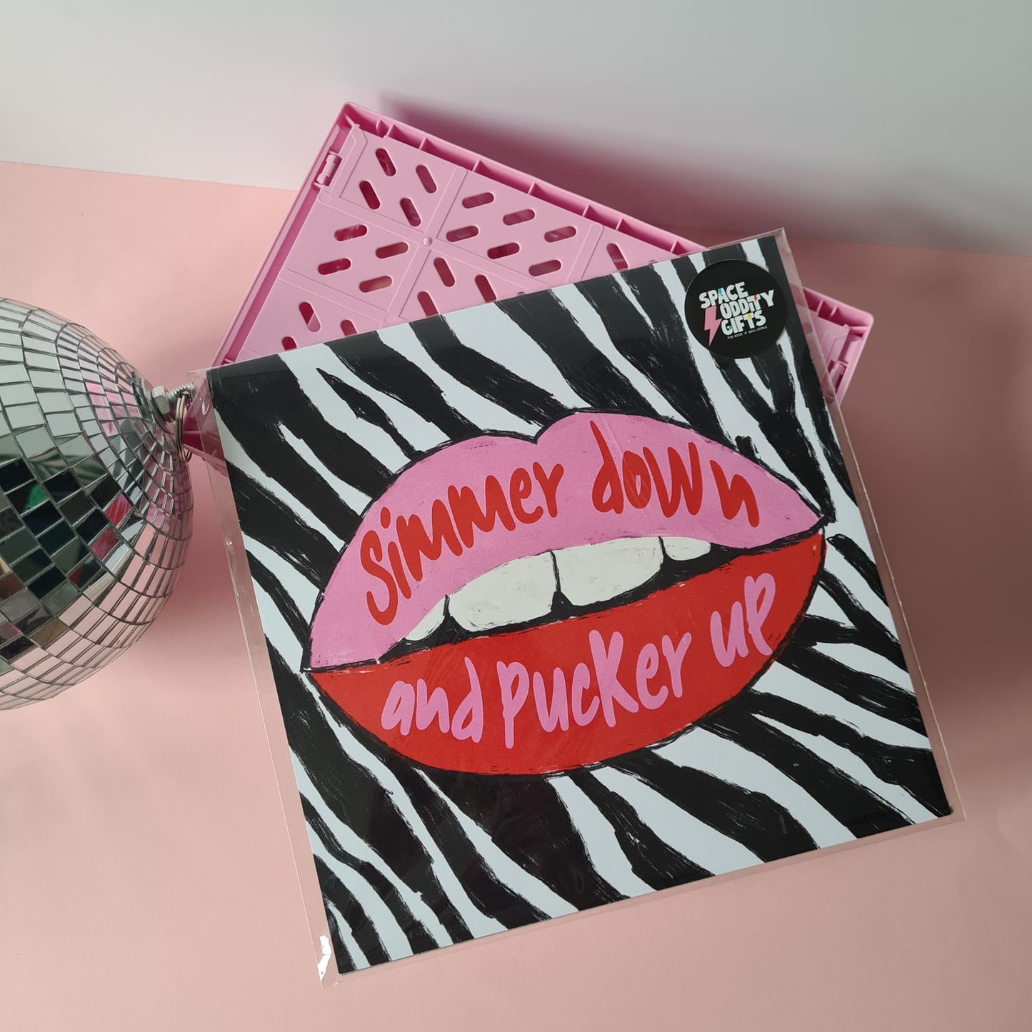 Simmer Down Square Print