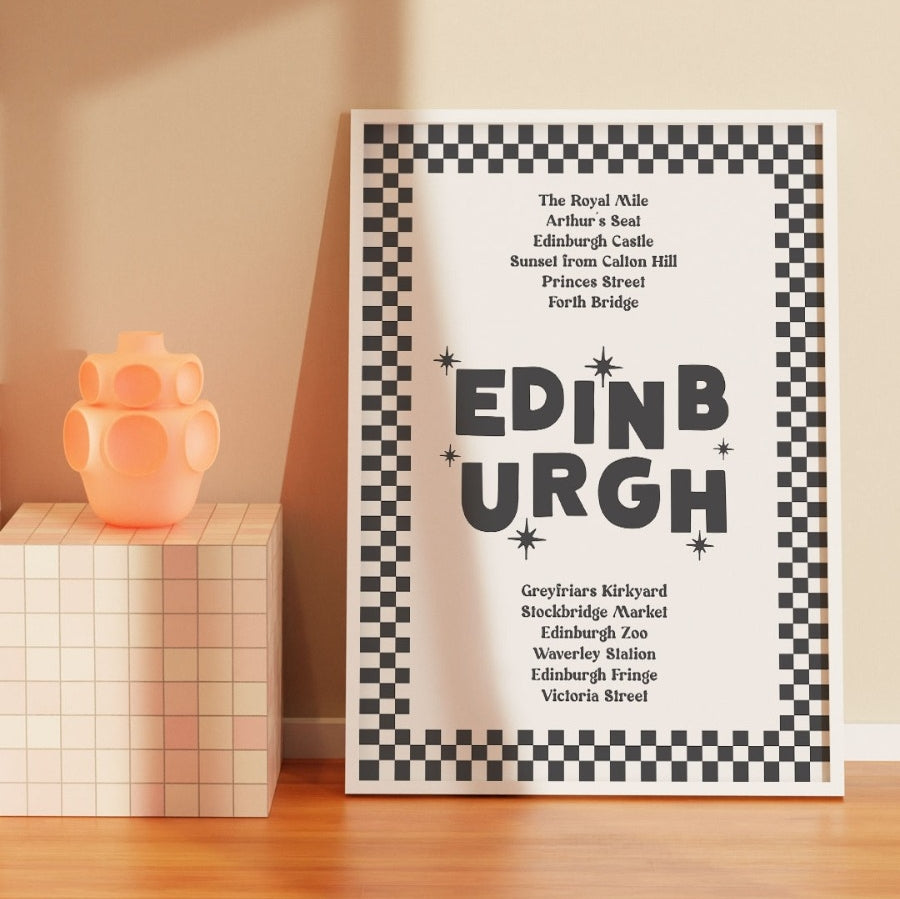 Checkerboard Location Print