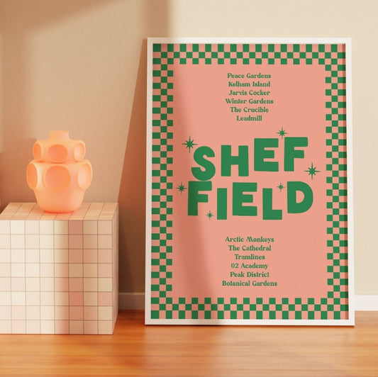 Checkerboard Location Print