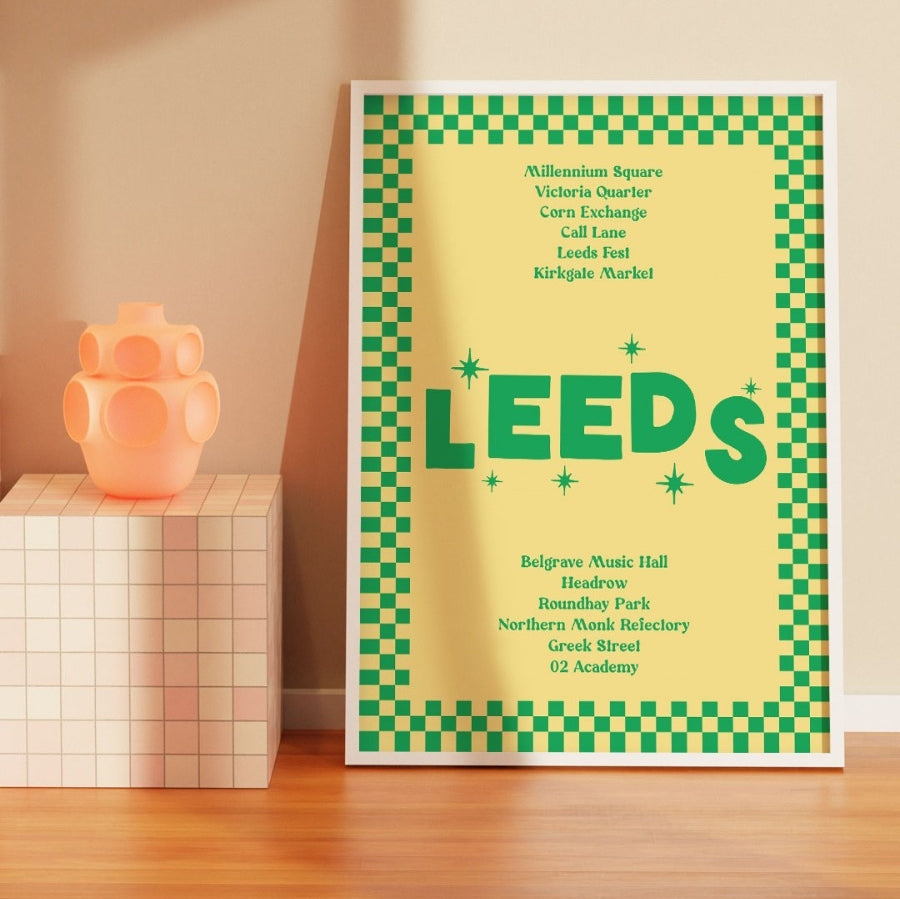 Checkerboard Location Print
