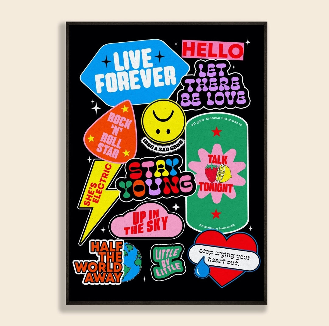 A Celebration Of Oasis Print