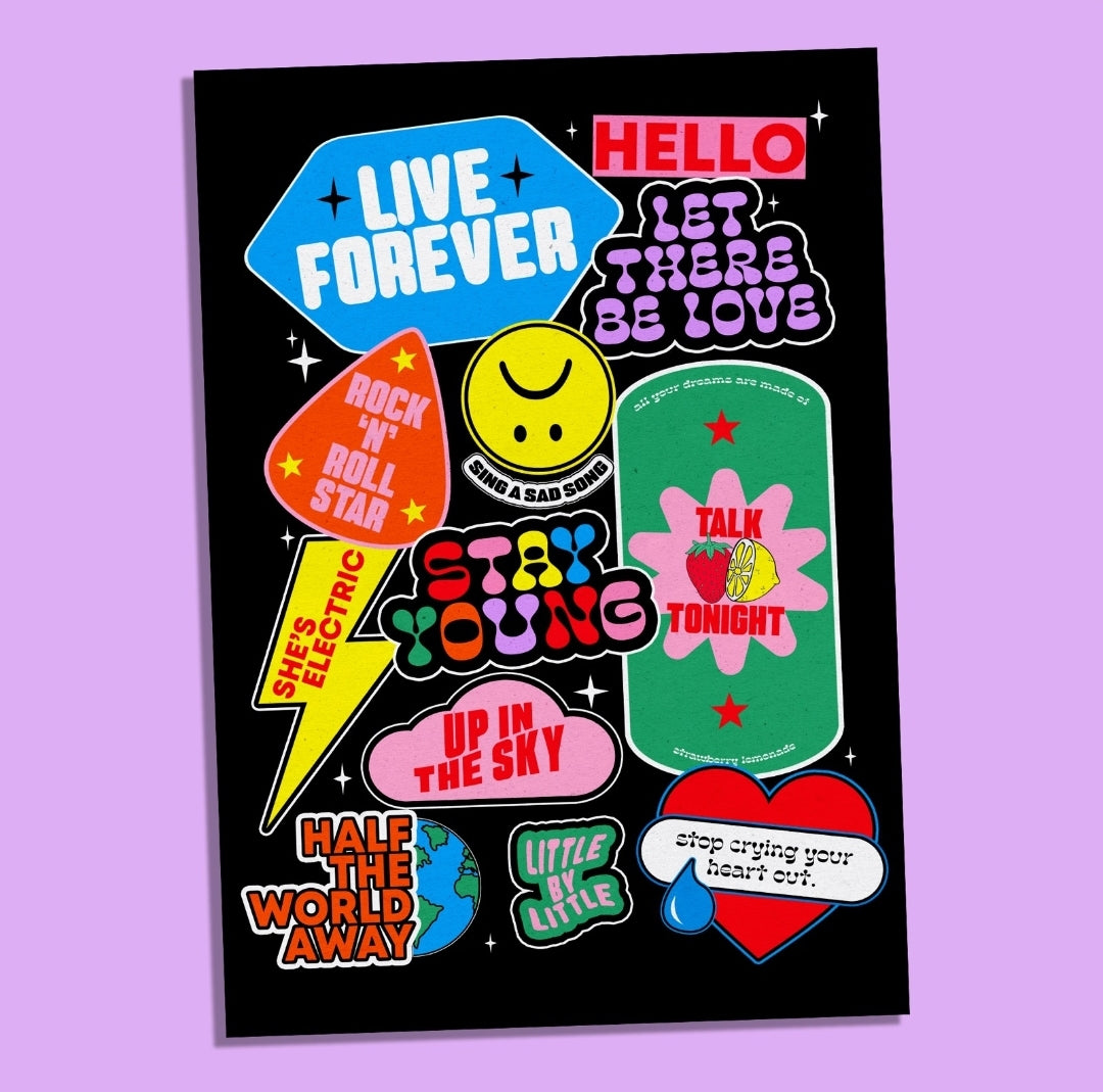 A Celebration Of Oasis Print