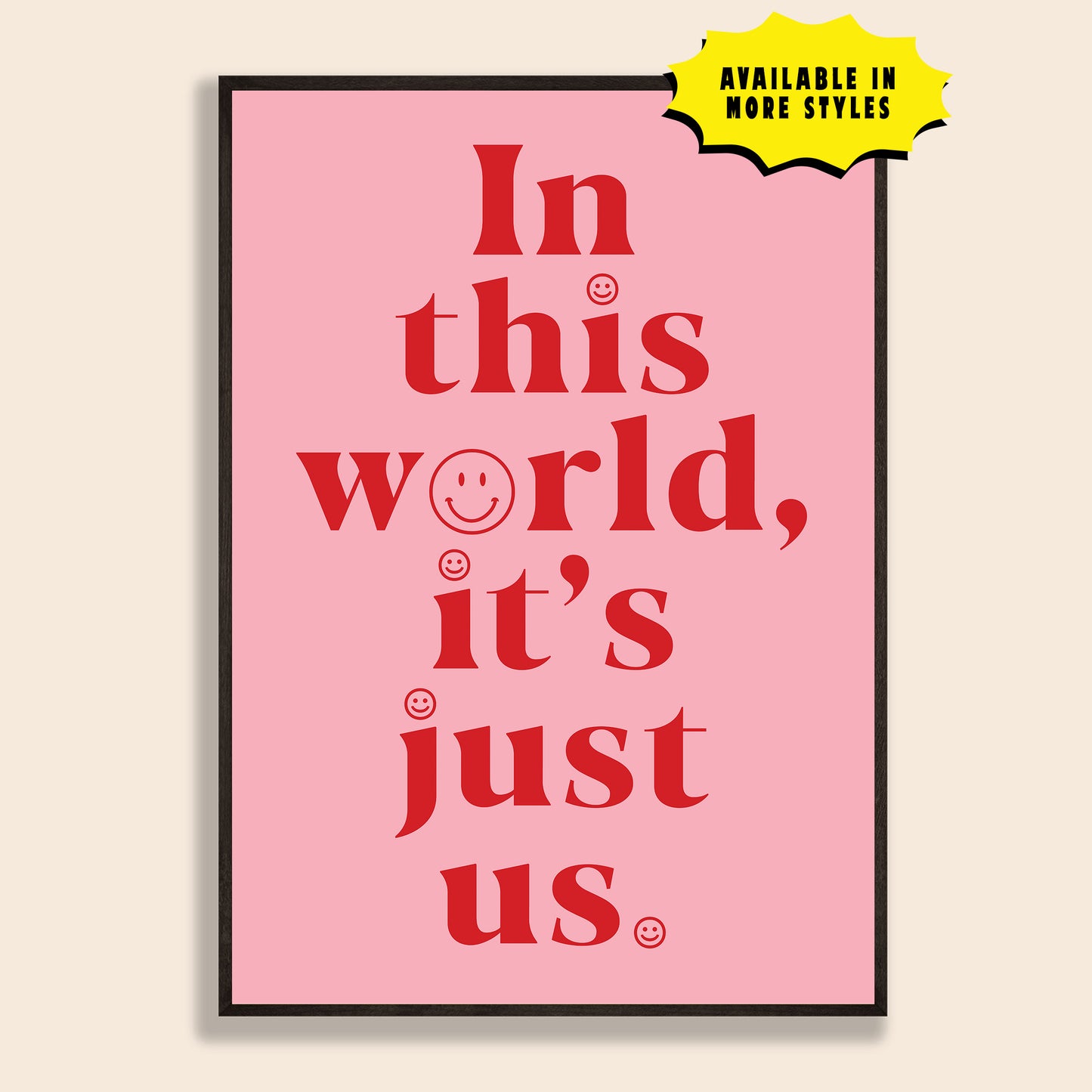It's Just Us Print