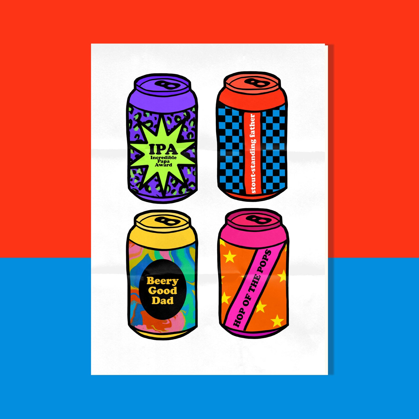 Father's Day Beer Card