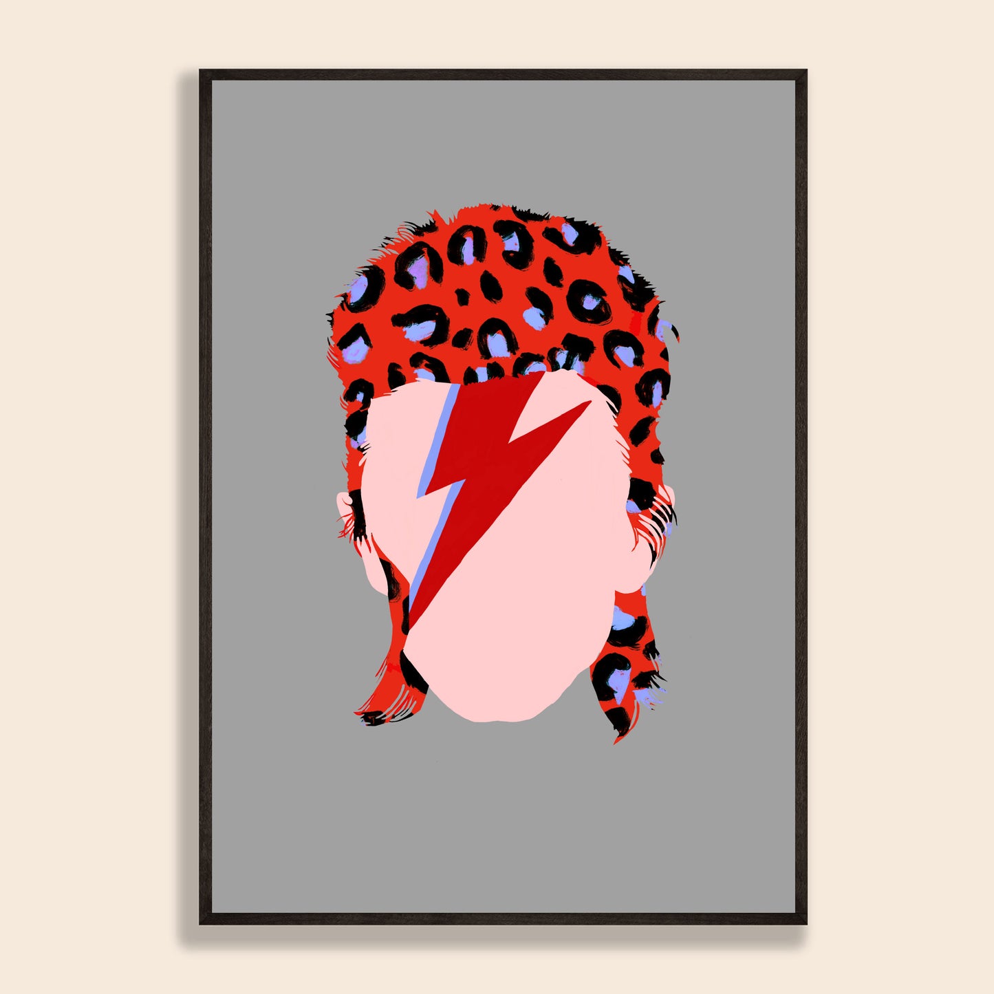 Ziggy Stardust Illustration Print