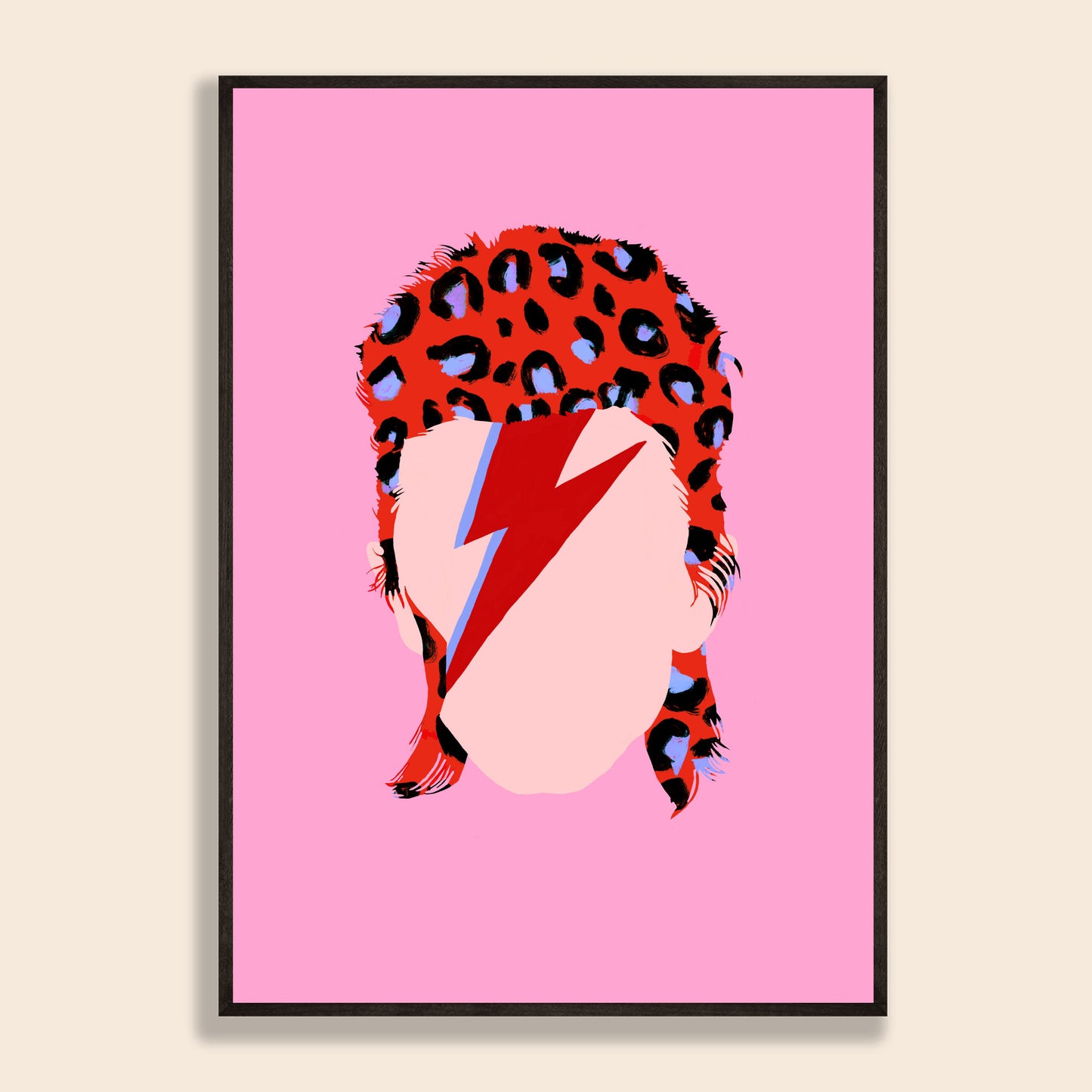 Ziggy Stardust Illustration Print