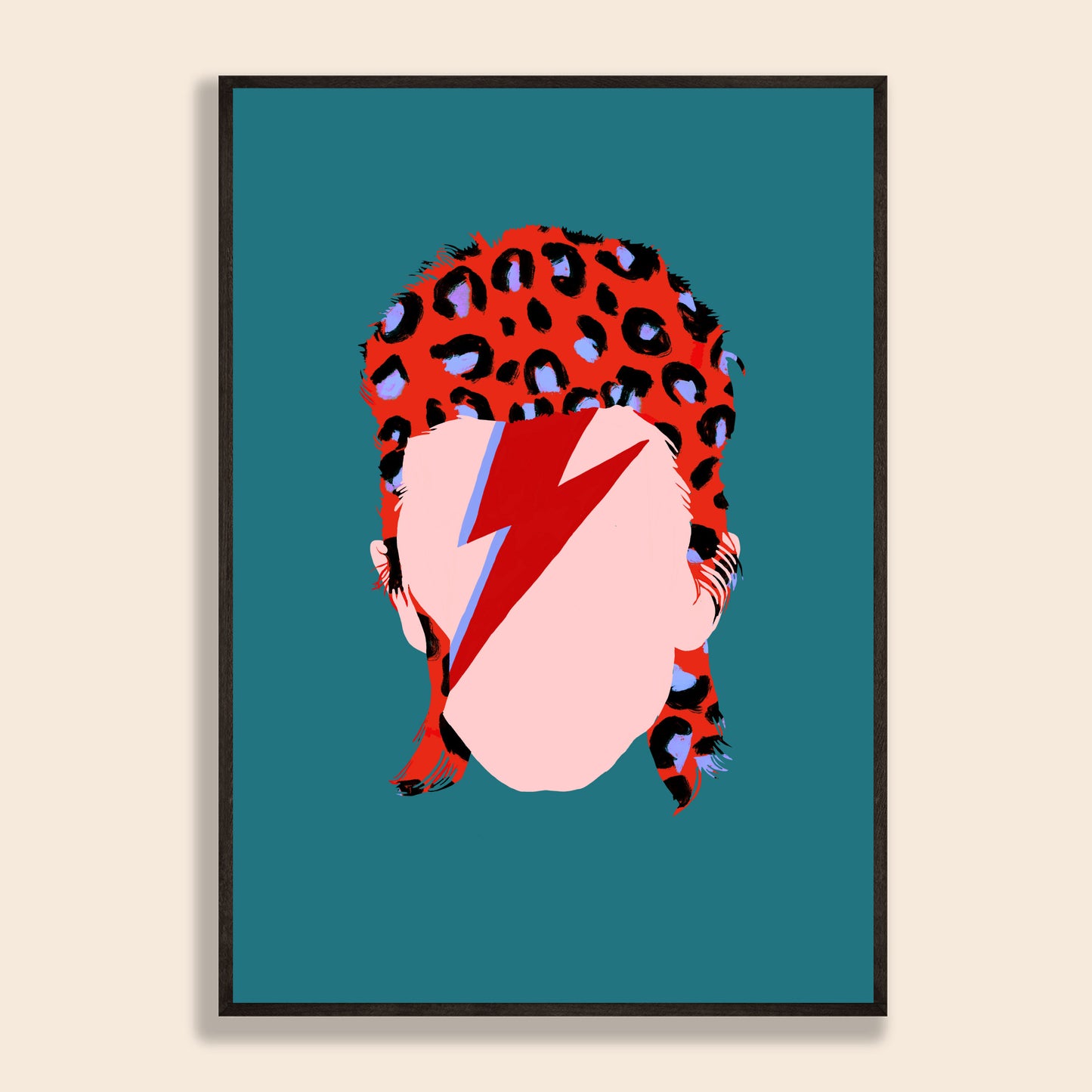 Ziggy Stardust Illustration Print