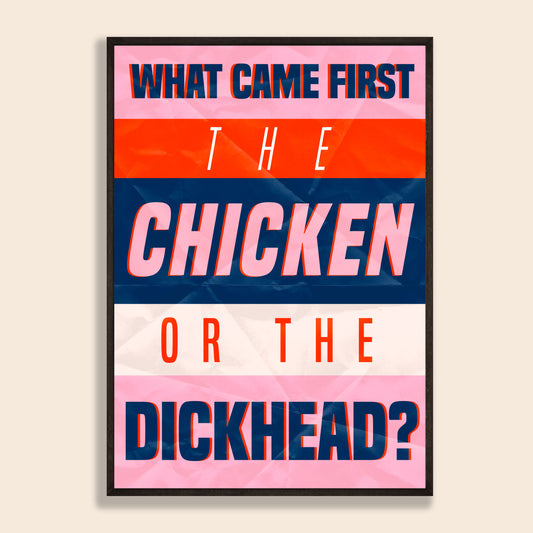 What Came First Print