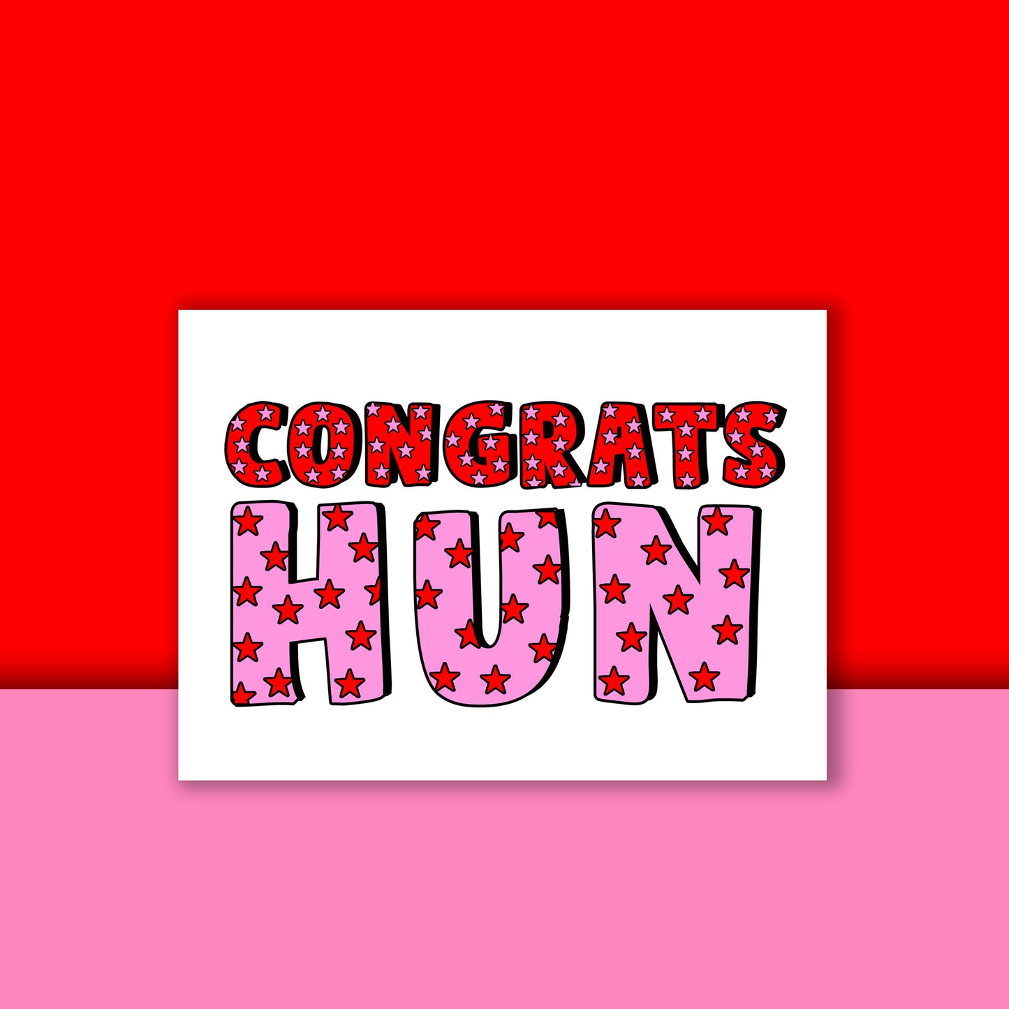 Congrats Hun Card