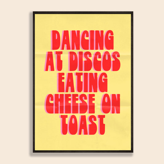 Dancing At Discos Print
