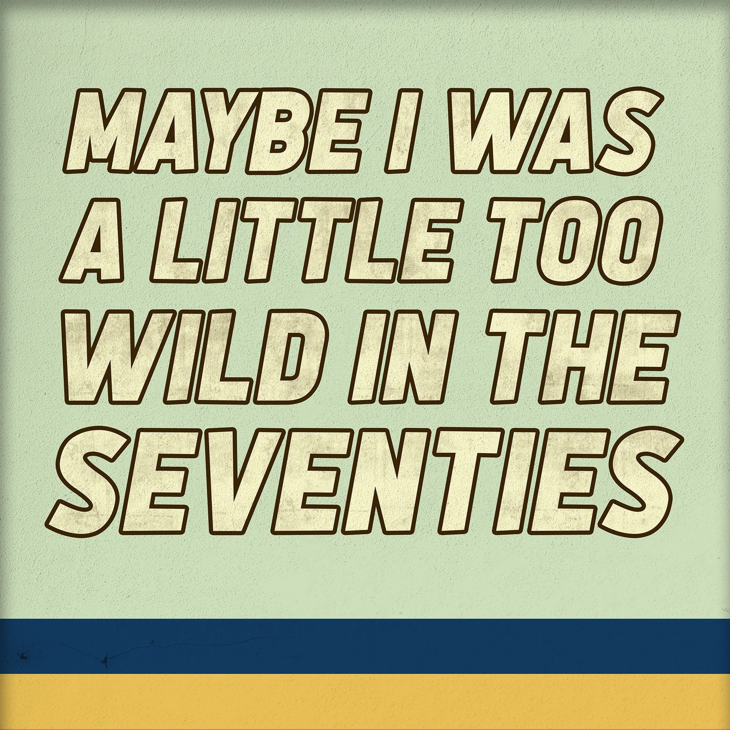 Too Wild In The 70s Print